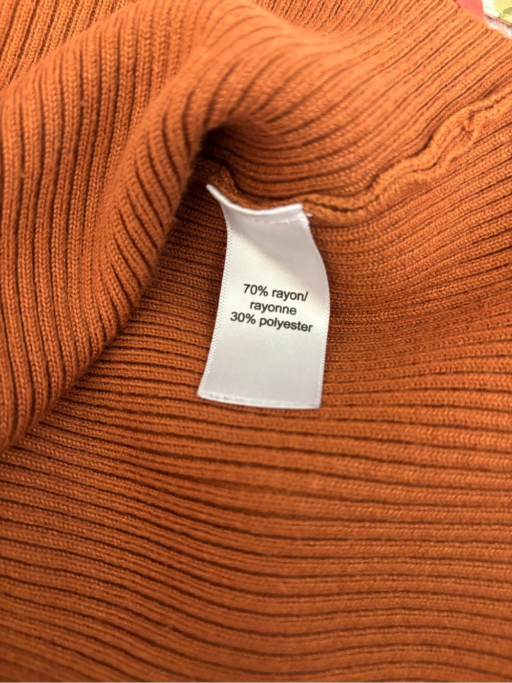 Maurices Rust Off-Shoulder Ribbed Sweater - Picture 3 of 3